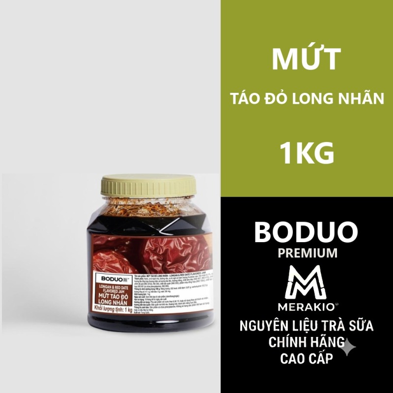Mứt Boduo Táo Đỏ Long Nhãn 1Kg